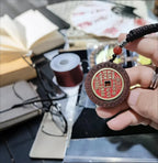 Hand-Carved Jujube Wood Pendant: Taoist Blessing, Wealth & Protection