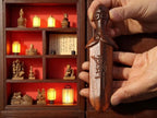 Lightning-Struck Peach Wood Mini Sword: Taoist Talisman, Home Protection
